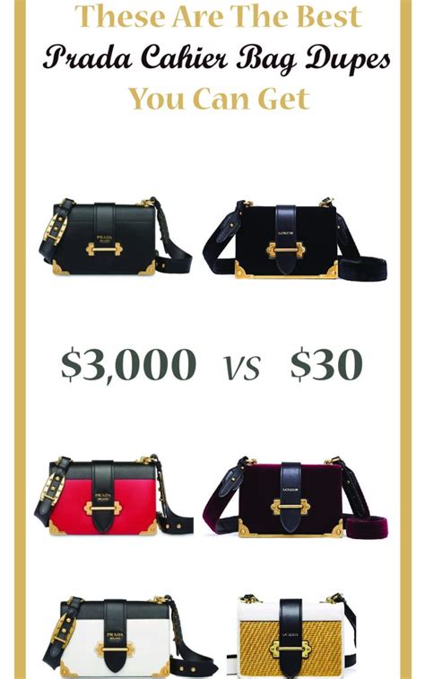 These Are The Best Prada Cahier Bag Dupes You Can Get.